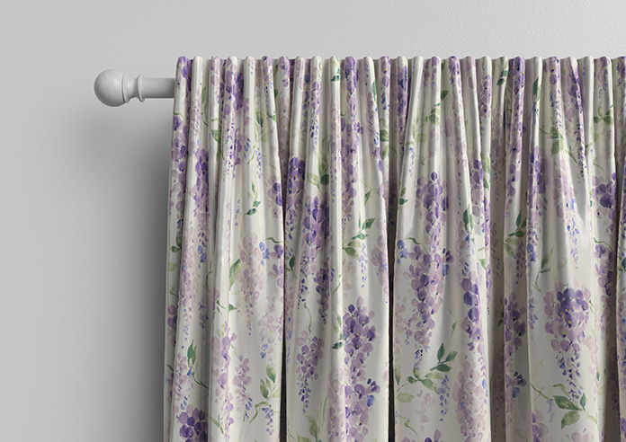 Wisteria Silk, Violet - Made to Measure Curtains - Image 10